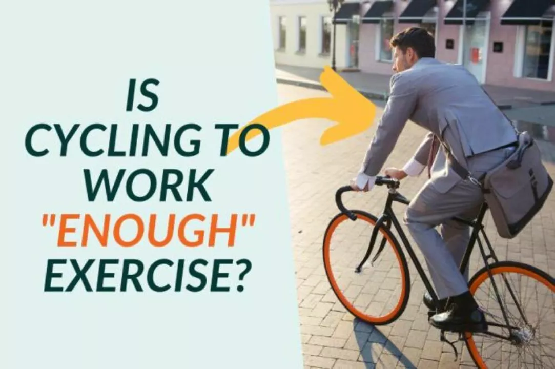 Is it considered enough exercise to cycle 5km a day?